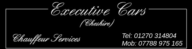 Executive Cars (Cheshire) Chauffeur Driven Car Hire  Airport Transfer Wedding Cars Business Travel Stockport Manchester